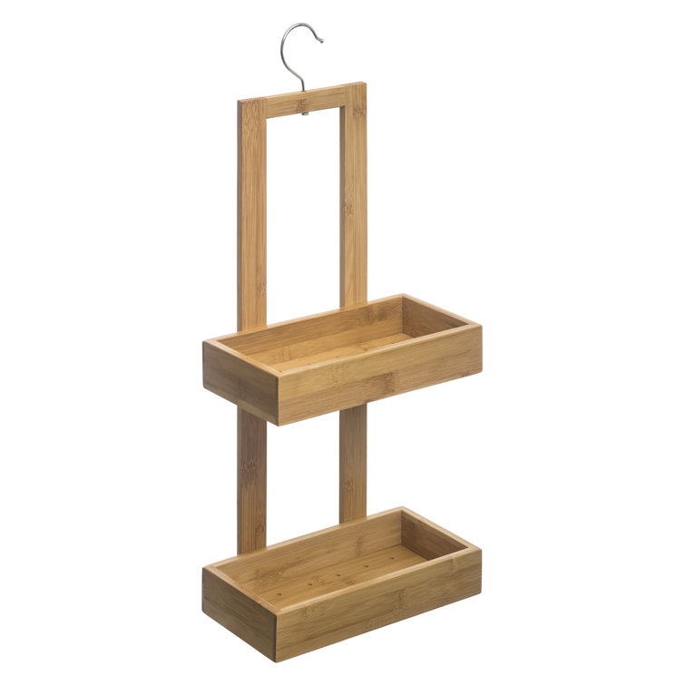 Gracie Oaks Holloway Hanging Bamboo Shower Caddy & Reviews Wayfair.co.uk